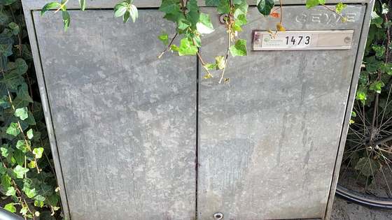 Graffiti efter rens